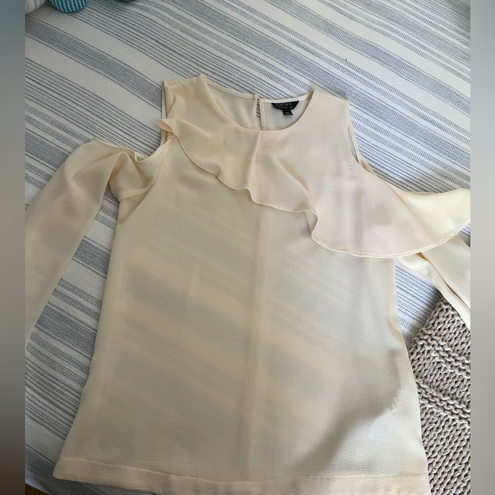 Top shop off shoulder blouse